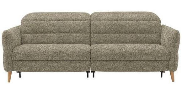 2-SITZER-SOFA in Webstoff Grün - Eiche Bianco/Grün, Design, Holz/Textil (234-262/85-106/98-112cm) - Dieter Knoll