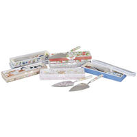 LOPATICA ZA TORTU - pink/zelena, Trendi, metal/keramika (26,5cm)