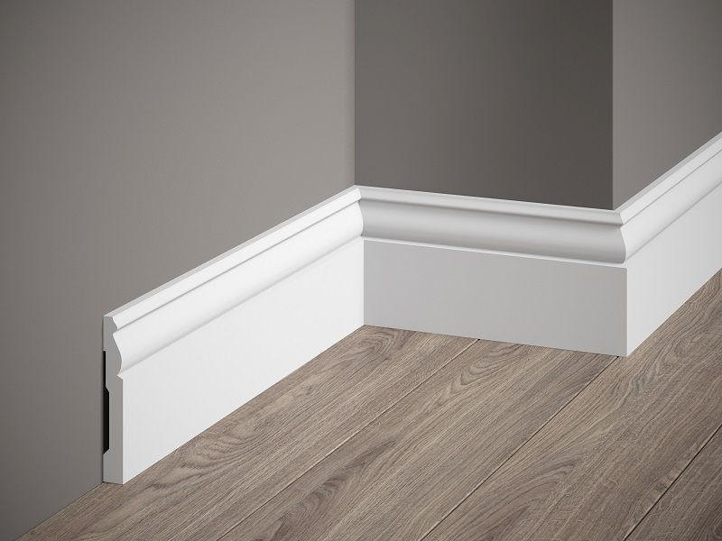 ZIDNA DEKORACIJA     200/1,2/9,4 cm      - bijela, Basics, plastika (200/1,2/9,4cm)