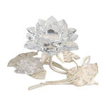 KERZENHALTER - Klar/Champagner, Basics, Glas/Kunststoff (19/11/14cm) - Ambia Home