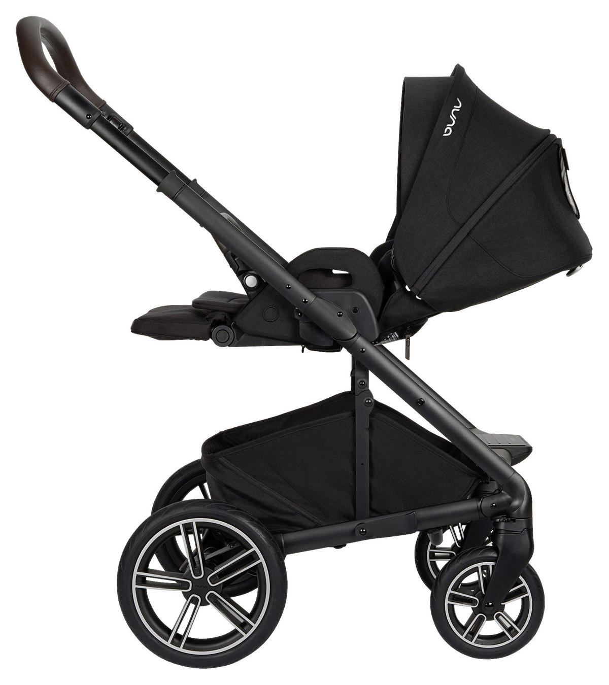 KINDERWAGENSET Mixx Next  - Schwarz, Basics, Kunststoff (60/110/82cm) - Nuna