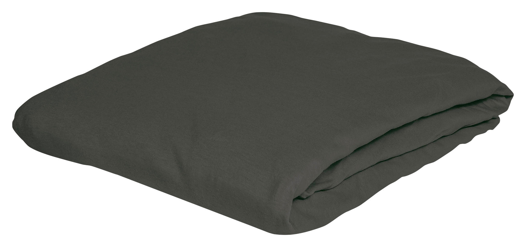 SPANNBETTTUCH Biber  - Graphitfarben, KONVENTIONELL, Textil (190/200cm) - Bierbaum