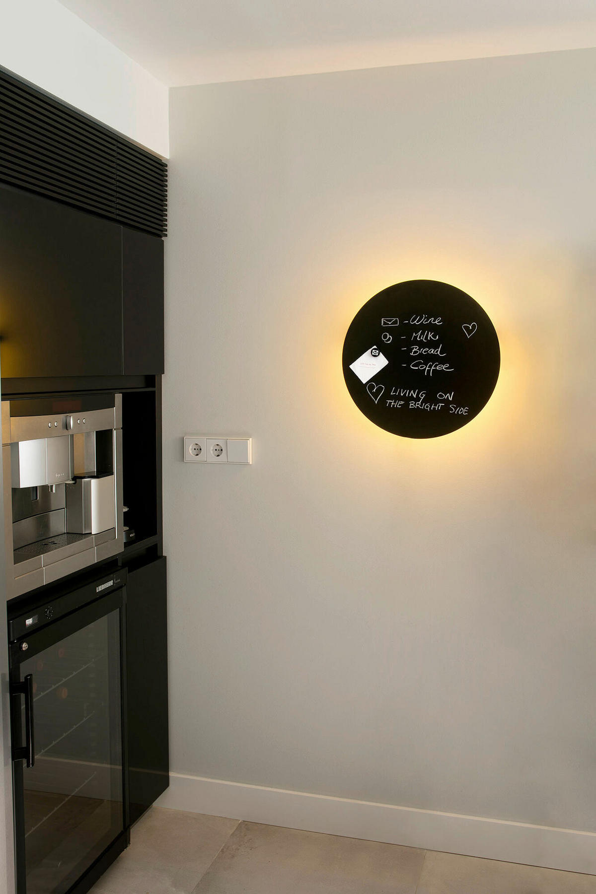 LED-WANDLEUCHTE 45/3/45 cm   - Dunkelgrau, KONVENTIONELL, Metall (45/3/45cm)