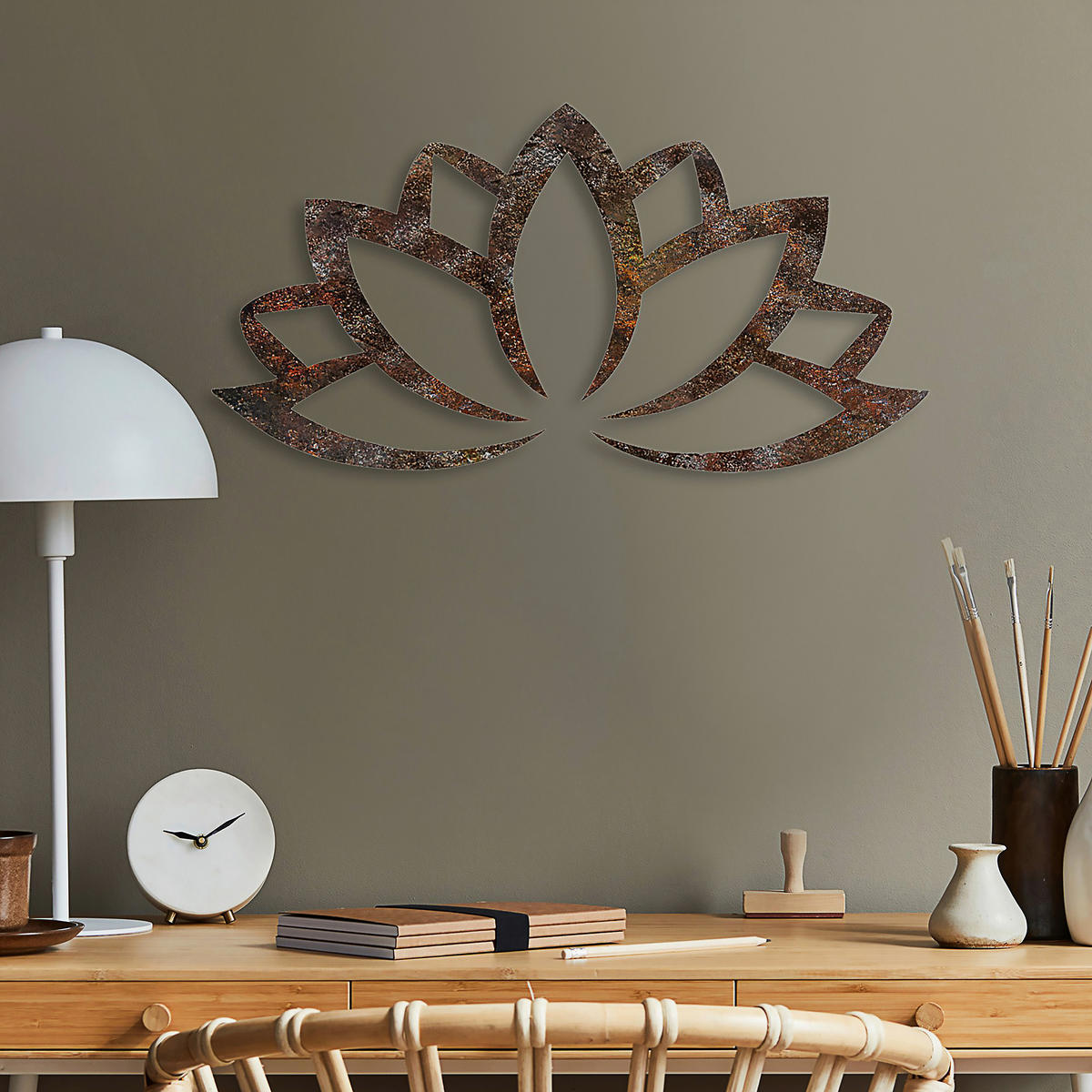 METALLBILD  - Bronzefarben, Basics, Metall (35/60cm)