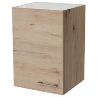 KÜCHENOBERSCHRANK 40/54,8/32 cm  in Eiche San Remo  - Edelstahlfarben/Eiche San Remo, MODERN, Holzwerkstoff/Metall (40/54,8/32cm) - FlexWell