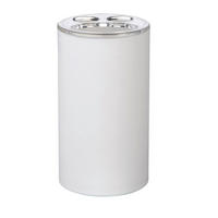 ZAHNPUTZBECHER Kunststoff  - Weiß, Basics, Kunststoff (6,7/11,9/6,7cm) - Sadena