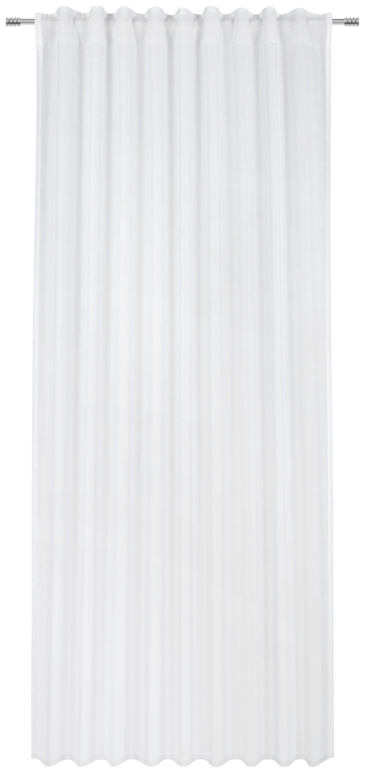 GOTOVA TANKA ZAVESA bela - bela, Konvencionalno, tekstil (140/175cm) - Esposa
