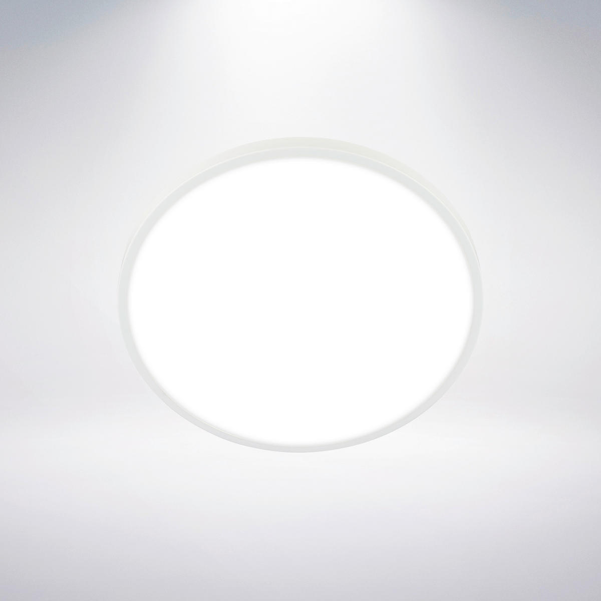 LED-DECKENLEUCHTE Kaida 33/6 cm   - Weiß, Basics, Kunststoff/Metall (33/6cm)