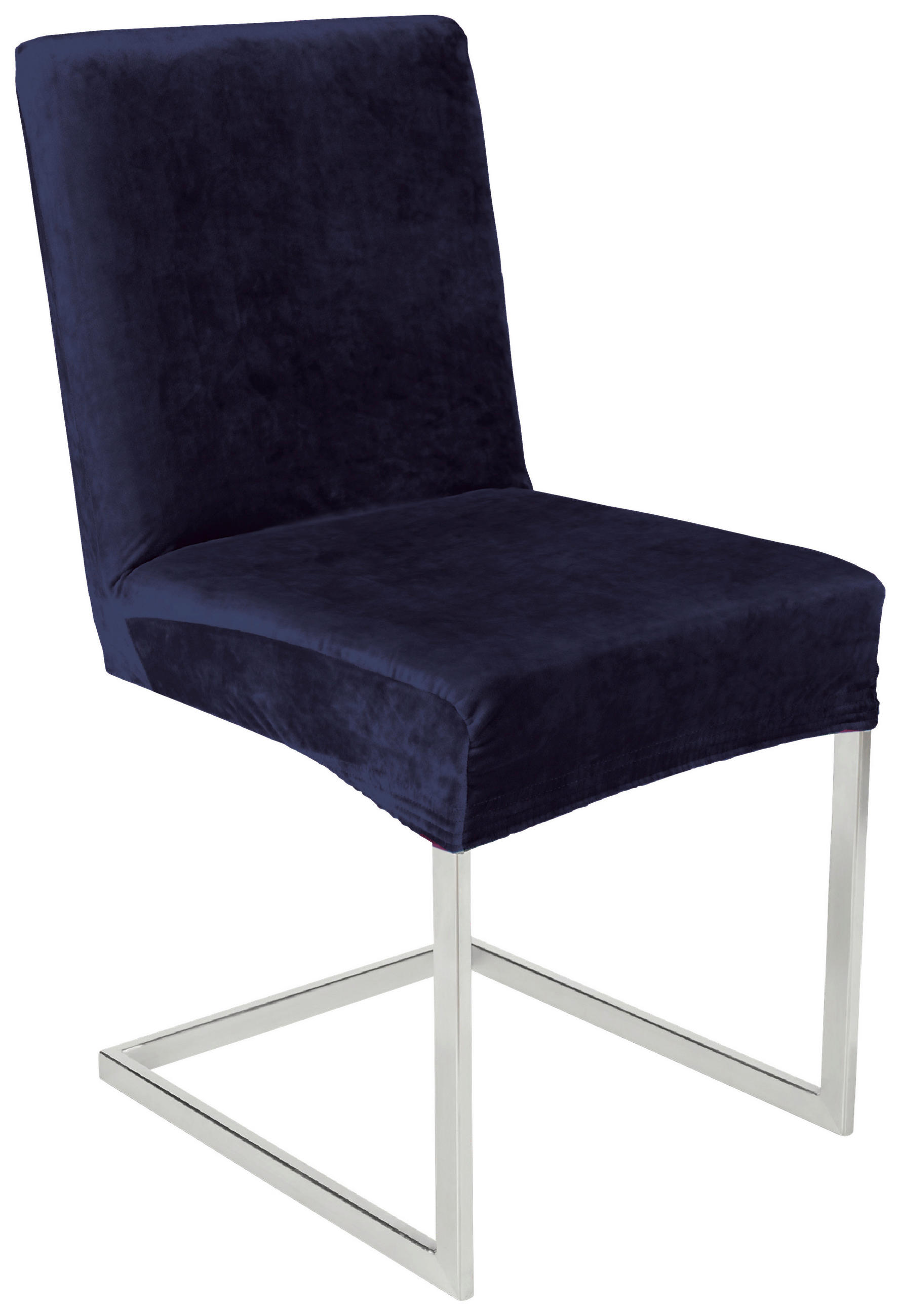 NAVLAKA ZA STOLICU  ANKA  - tamno plava, Basics, tekstil (64/48/48cm) - Novel