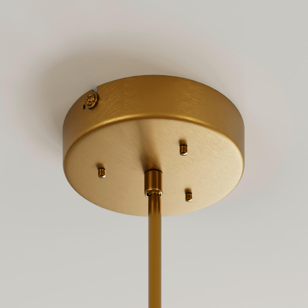 HÄNGELEUCHTE Aurelie 76/190 cm   - Klar/Goldfarben, Design, Glas/Metall (76/190cm) - Glandor