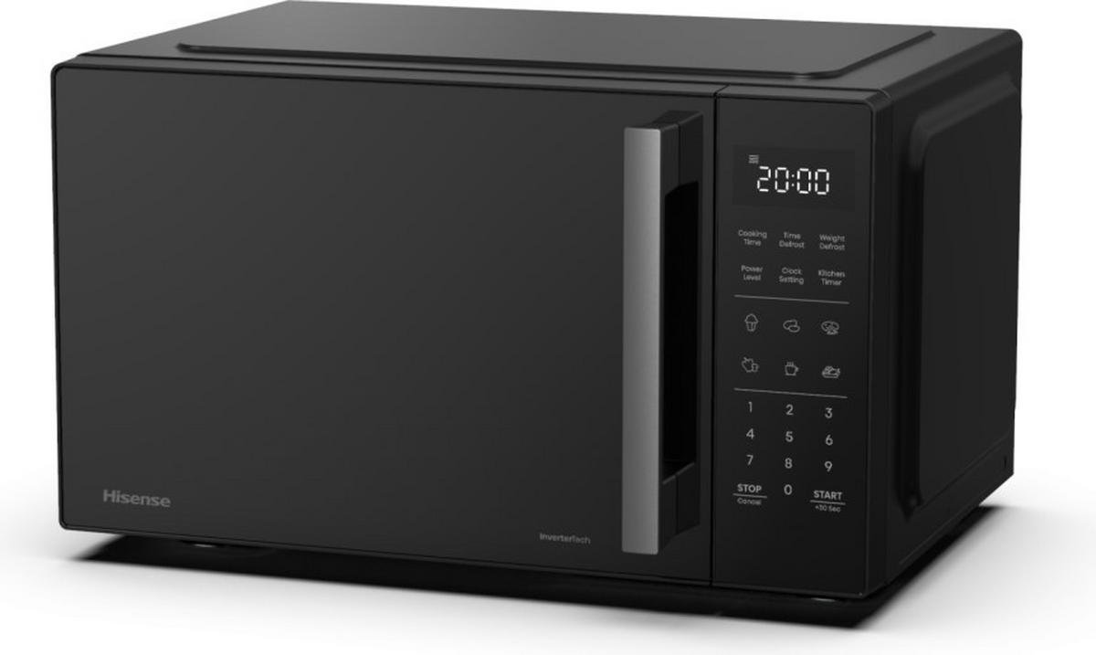 MIKROWELLE H23MOBS4HI  - Schwarz, MODERN, Metall (46,9/28/37,9cm) - Hisense
