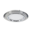 LED-DECKENLEUCHTE 35/6 cm   - Chromfarben/Transparent, Design, Kunststoff/Metall (35/6cm) - Novel