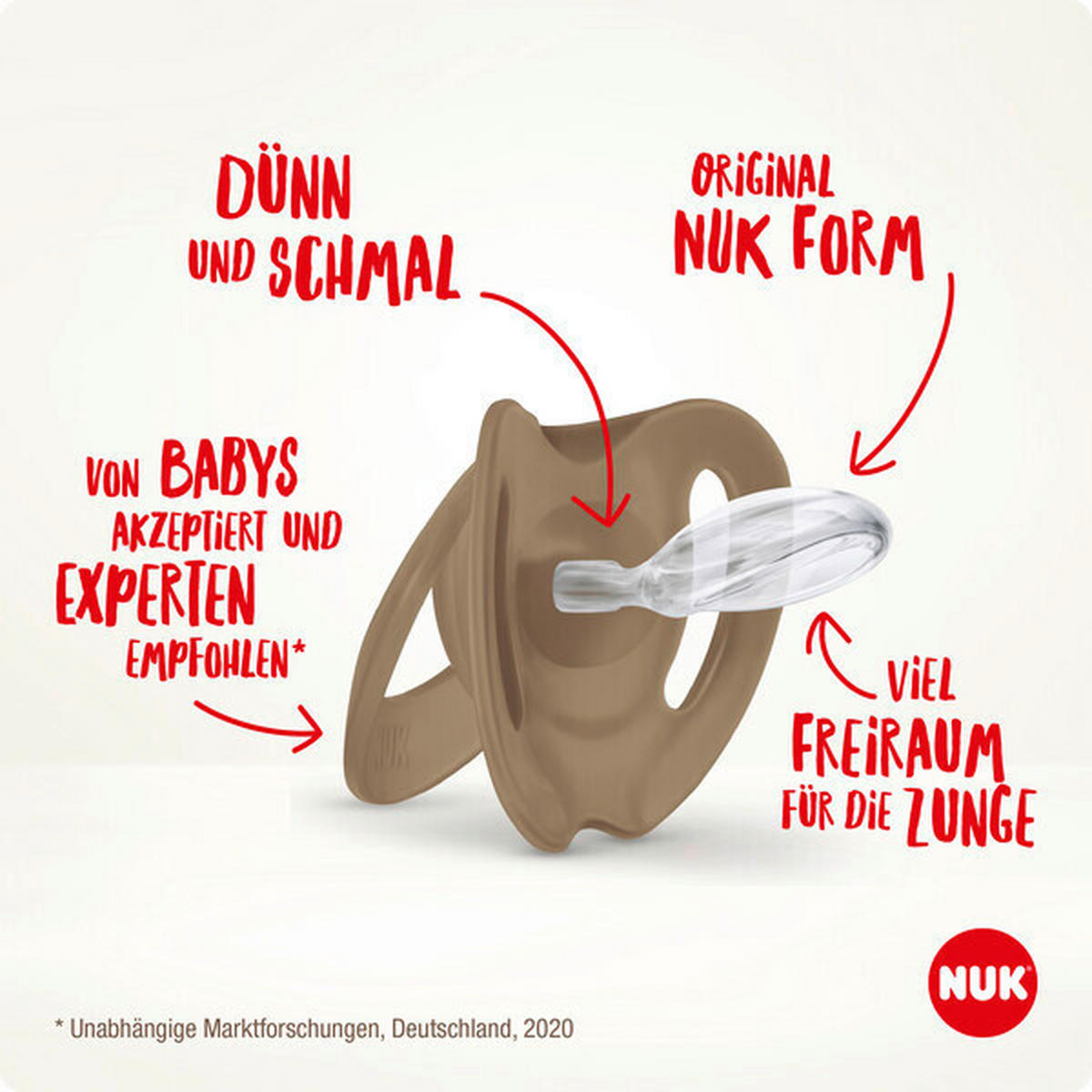 SCHNULLER 0 Monat(e)  - Basics (5,3/6/13,5cm) - NUK