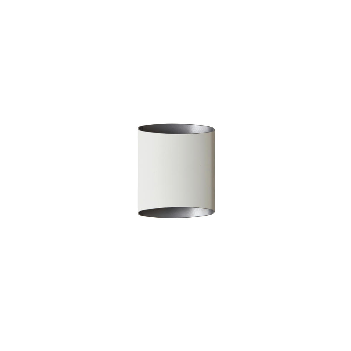WANDLEUCHTE Sinne 10,6/13,5/17 cm   - Silberfarben/Weiß, Design, Metall (10,6/13,5/17cm) - Belid