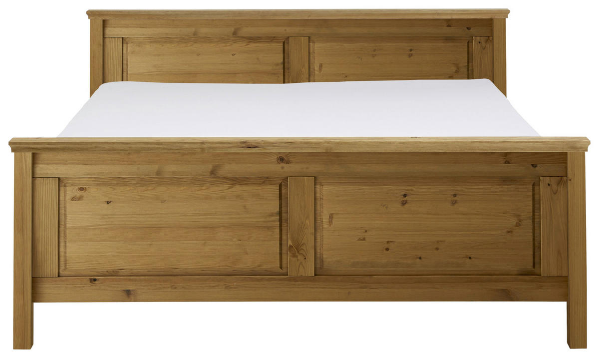 BETT 200/200 cm  in Laugenfarbig  - Laugenfarbig, ROMANTIK / LANDHAUS, Holz (200/200cm) - Boxxx