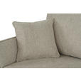 ECKSOFA in Flachgewebe Taupe  - Taupe/Eichefarben, KONVENTIONELL, Holz/Textil (265/159cm) - Carryhome