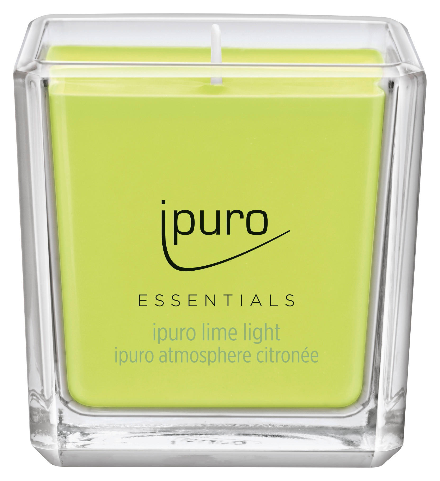 DOFTLJUS citron  - lime, Basics, glas (6,9/6,9/6,9cm) - Ipuro