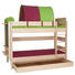 ETAGENBETT Birke massiv 90/200 cm Birkefarben - Birkefarben, Design, Holz (90/200cm) - PAIDI