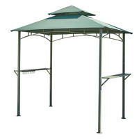 PAVILON  - zöld, Basics, fém (243/152/255cm)