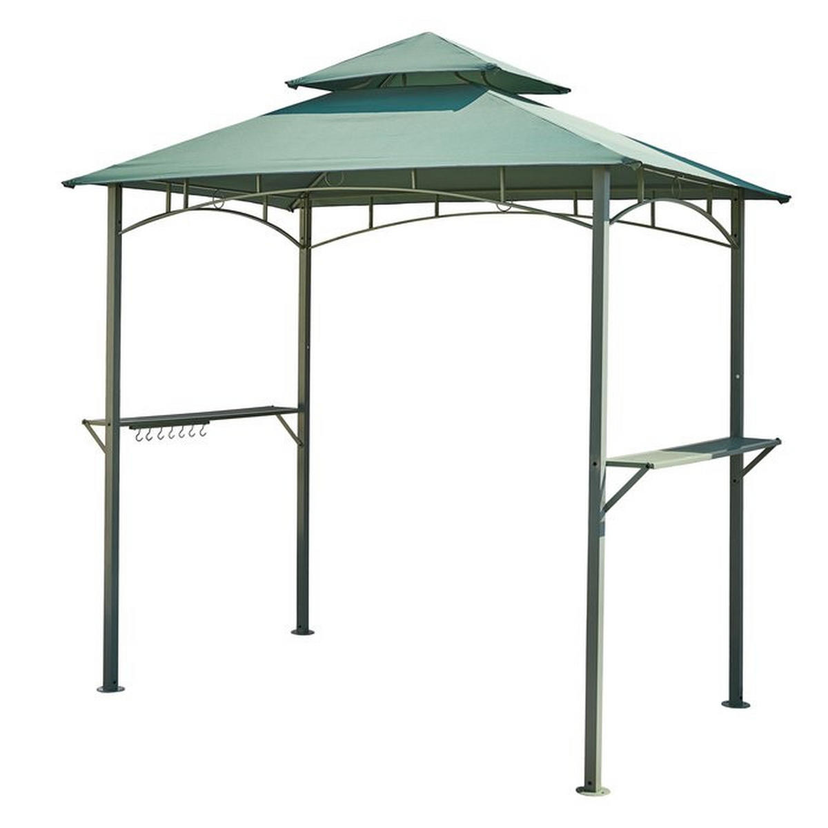 PAVILON  - zöld, Basics, fém (243/152/255cm)