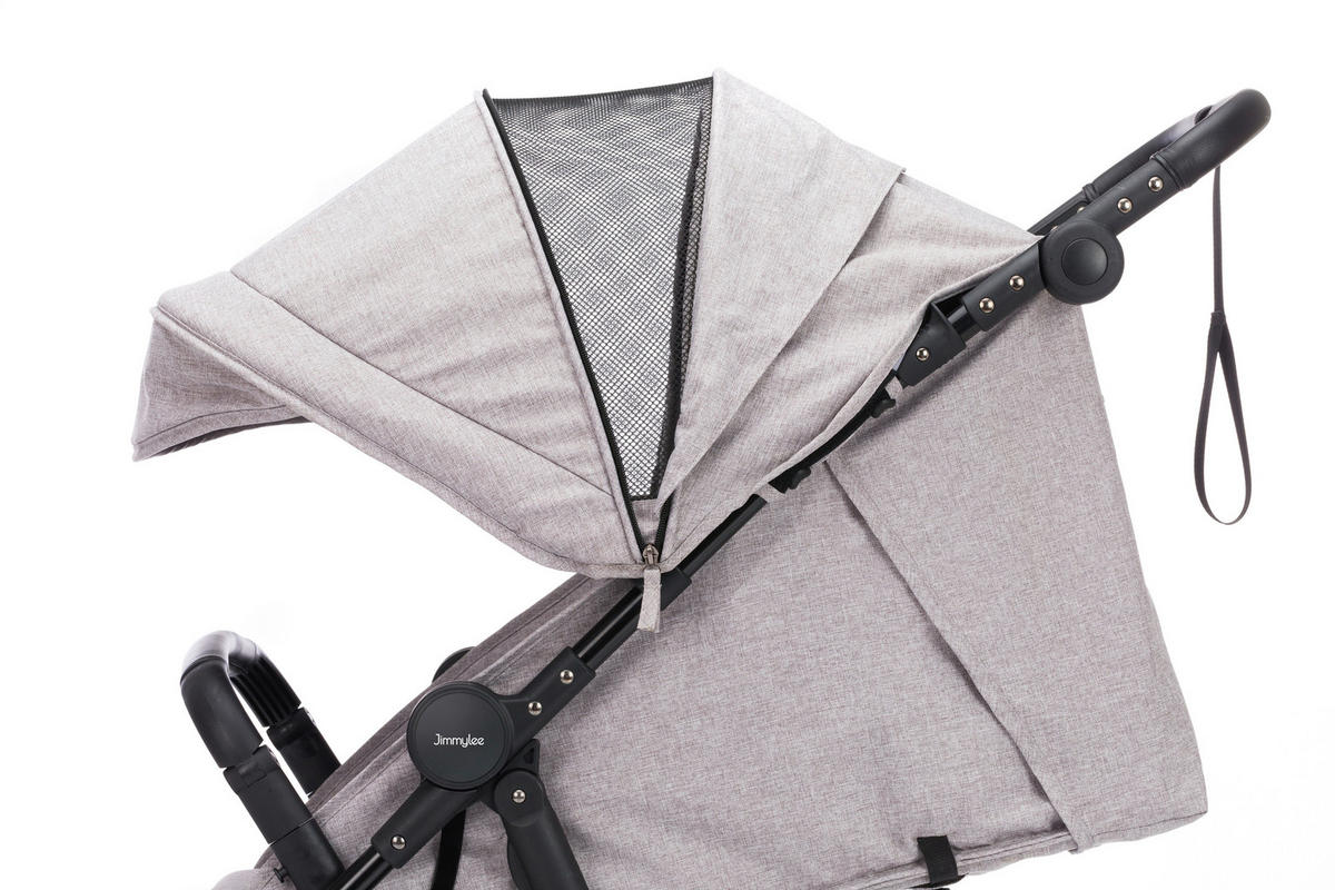 BUGGY LOOP  - Schwarz/Grau, Trend, Textil/Metall (92/36/101cm) - Jimmylee