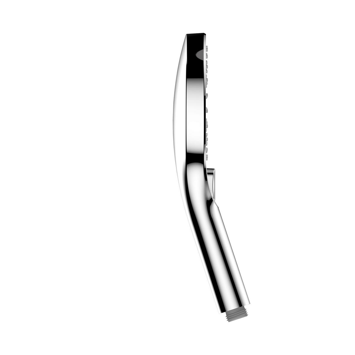 DUSCHKOPF   - Silberfarben/Weiß, Basics, Kunststoff (13cm) - Wenko