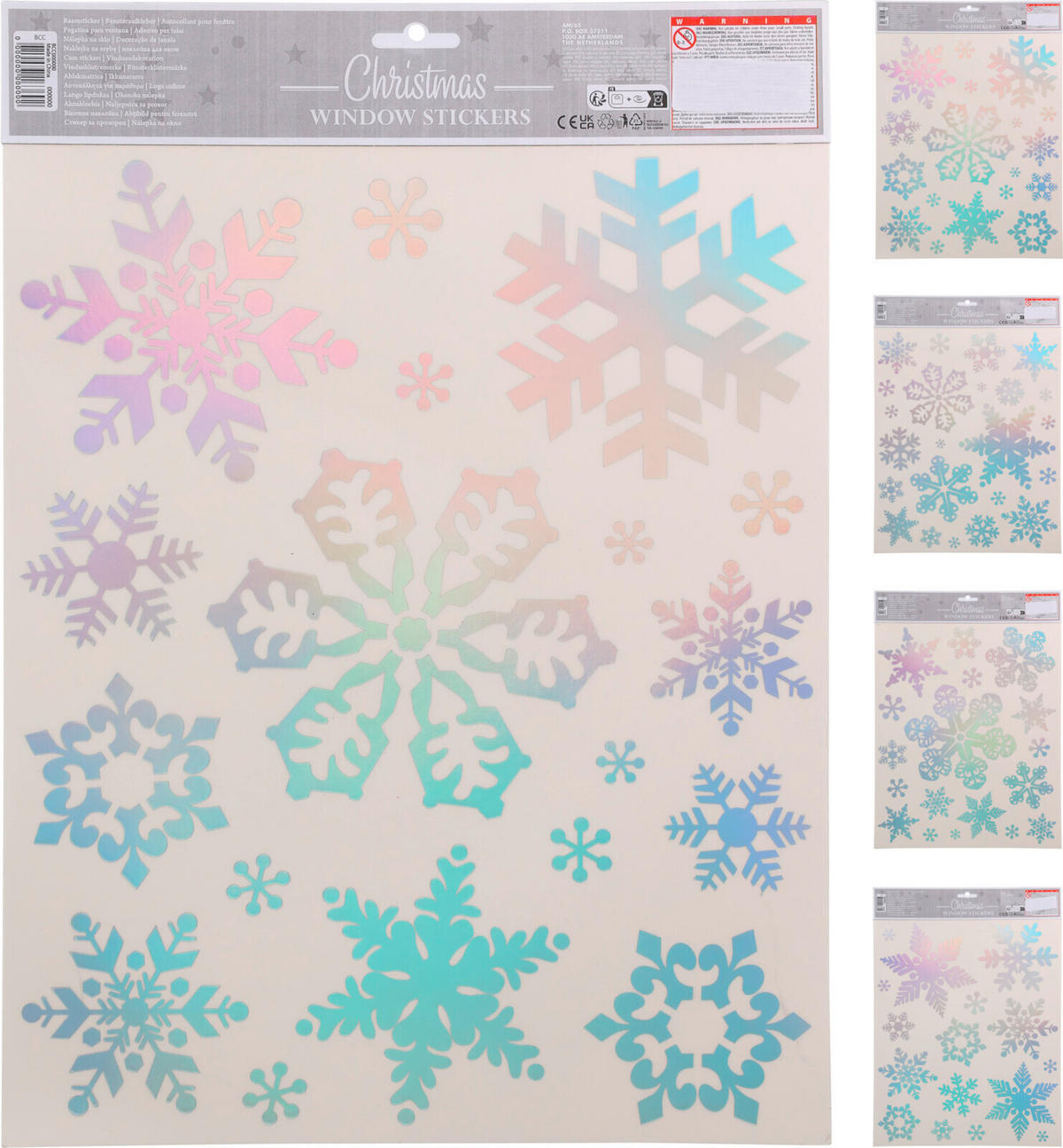 SAMOLEPKA NA STENU 30/42/0.1 cm - viacfarebná, Basics, textil (30/42/0.1cm)