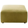 HOCKER Cord Gelb, Grün  - Gelb/Schwarz, Design, Kunststoff/Textil (80/71/80cm) - Pure Home Lifestyle
