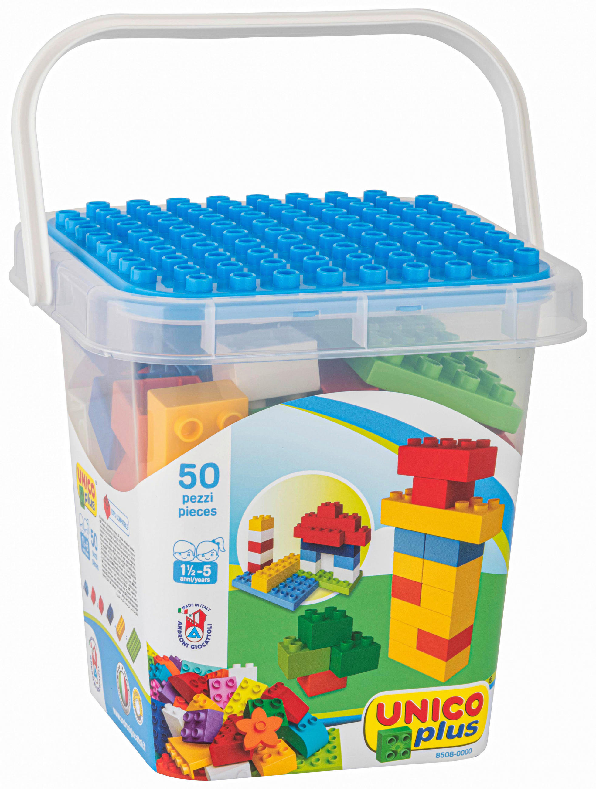 Bausteine Unico Plus Ab 1,5 Jahren Mit 50 Bausteinen+eimer