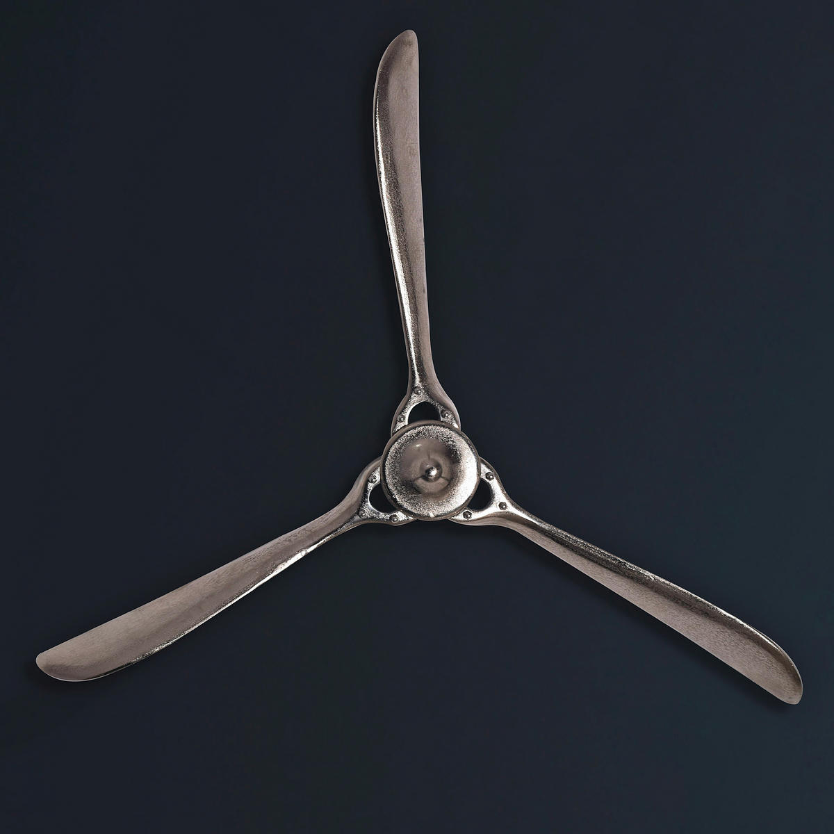 WANDDEKO  - Silberfarben, Konventionell, Metall (85/85/10cm) - Livetastic