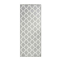LÄUFER 80/150 cm Grau  - Grau, Design, Kunststoff/Textil (80/150cm) - Novel
