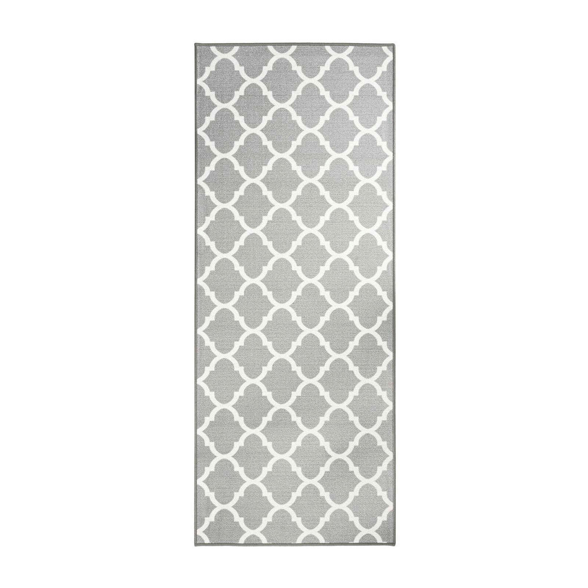 LÄUFER 80/150 cm Grau  - Grau, Design, Kunststoff/Textil (80/150cm) - Novel