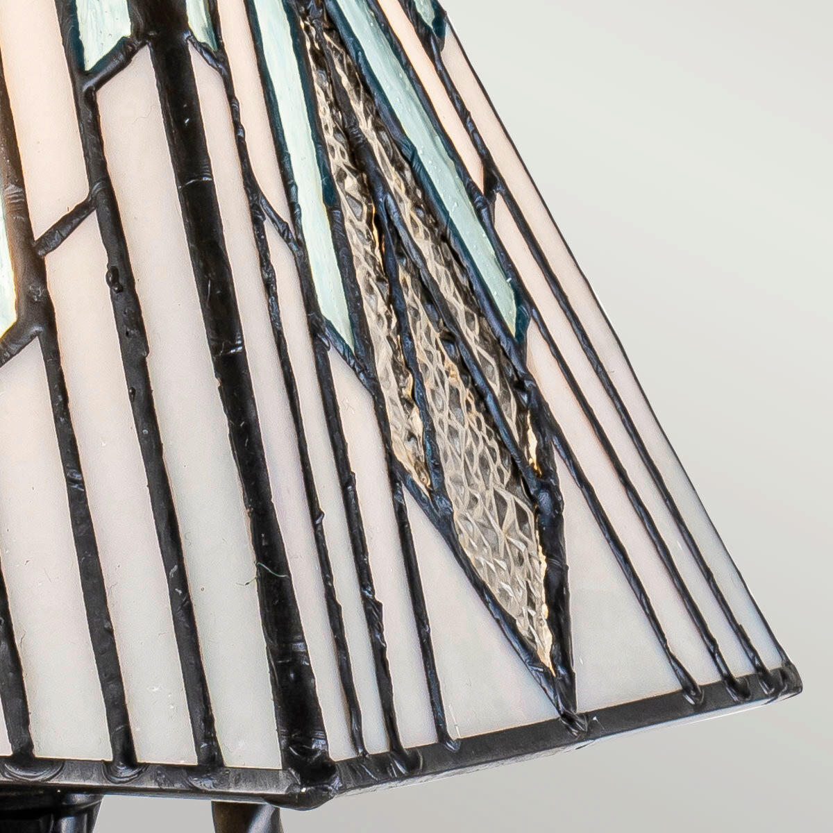 TISCHLEUCHTE - Dunkelbraun/Multicolor, Konventionell, Glas/Metall (32,3/13,8/13,8cm) - Elstead Lighting