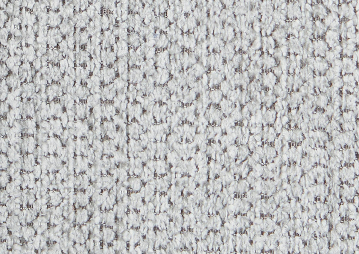 ECKSOFA in Flachgewebe Ecru  297/174 cm  - Ecru/Schwarz, Design, Textil/Metall (297/174cm) - Beldomo Style