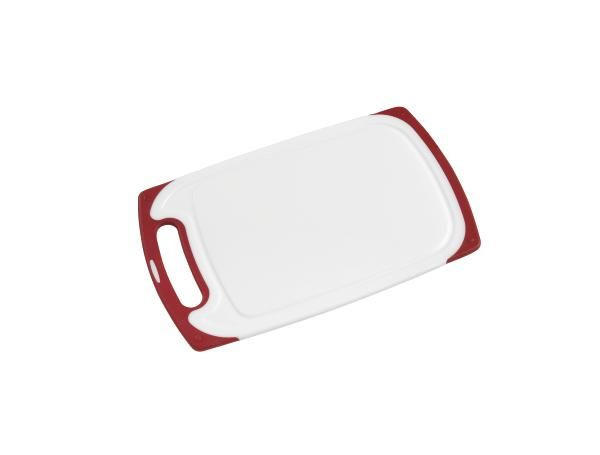 DASKA ZA SEČENJE  plastika  - bela/crvena, Konvencionalno, plastika (31,5/20/0,9cm) - Homeware