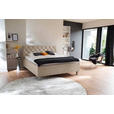 POLSTERBETT 180/200 cm  in Beige  - Beige, Design, Holzwerkstoff/Textil (180/200cm) - Xora