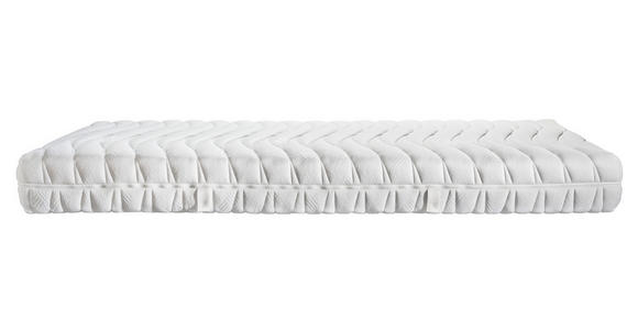 KALTSCHAUMMATRATZE 90/190 cm Höhe ca. 21 cm - Weiß, Basics, Textil (90/190cm) - Sleeptex