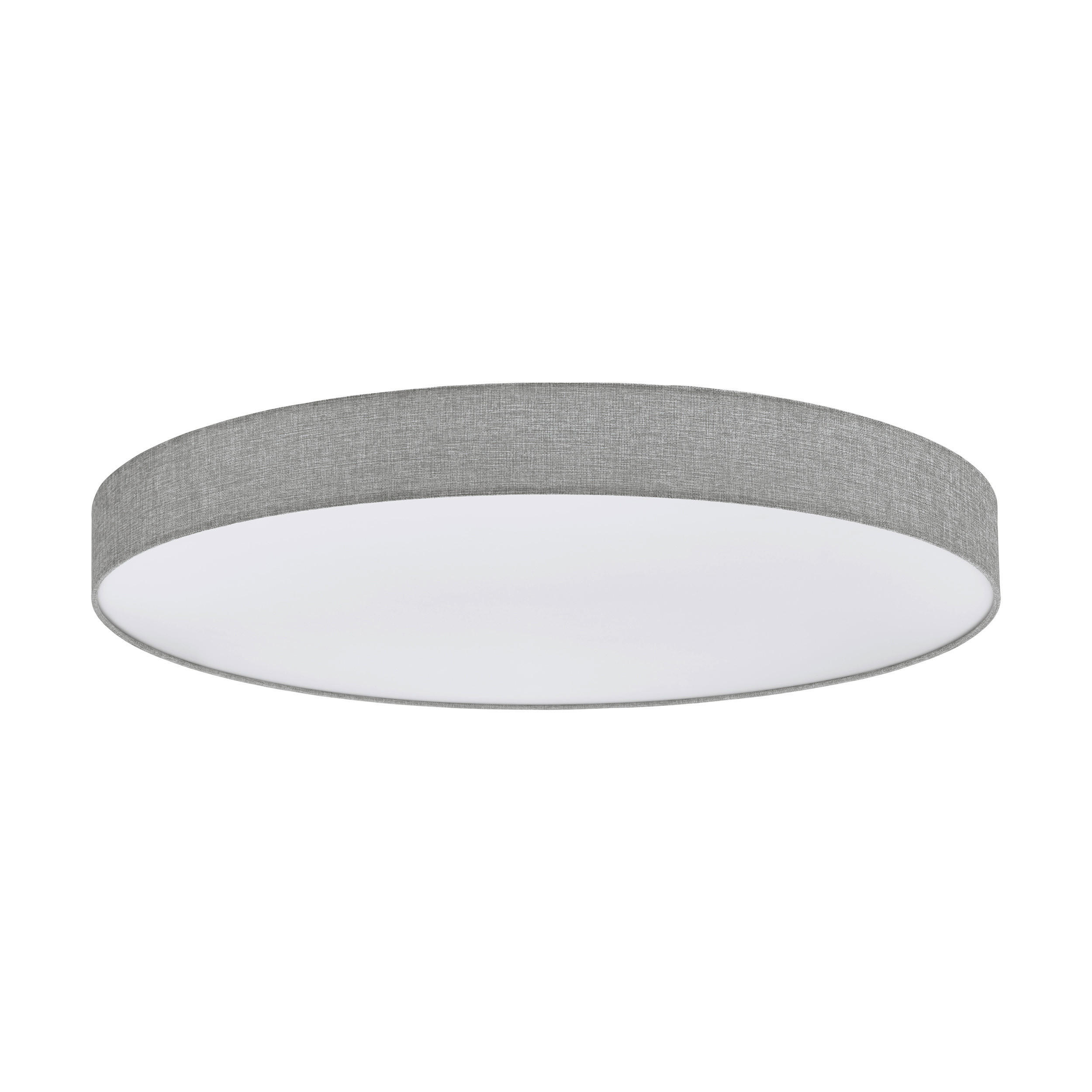 LED-DECKENLEUCHTE Romaro-Z  Smart 57/15 cm   - Weiß/Grau, Basics, Kunststoff/Textil (57/15cm) - Eglo