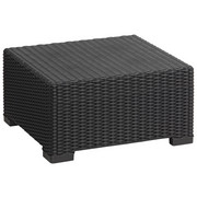 LOUNGETISCH 68/68/35 cm - Graphitfarben, Design, Kunststoff (68/68/35cm) - Ambia Garden