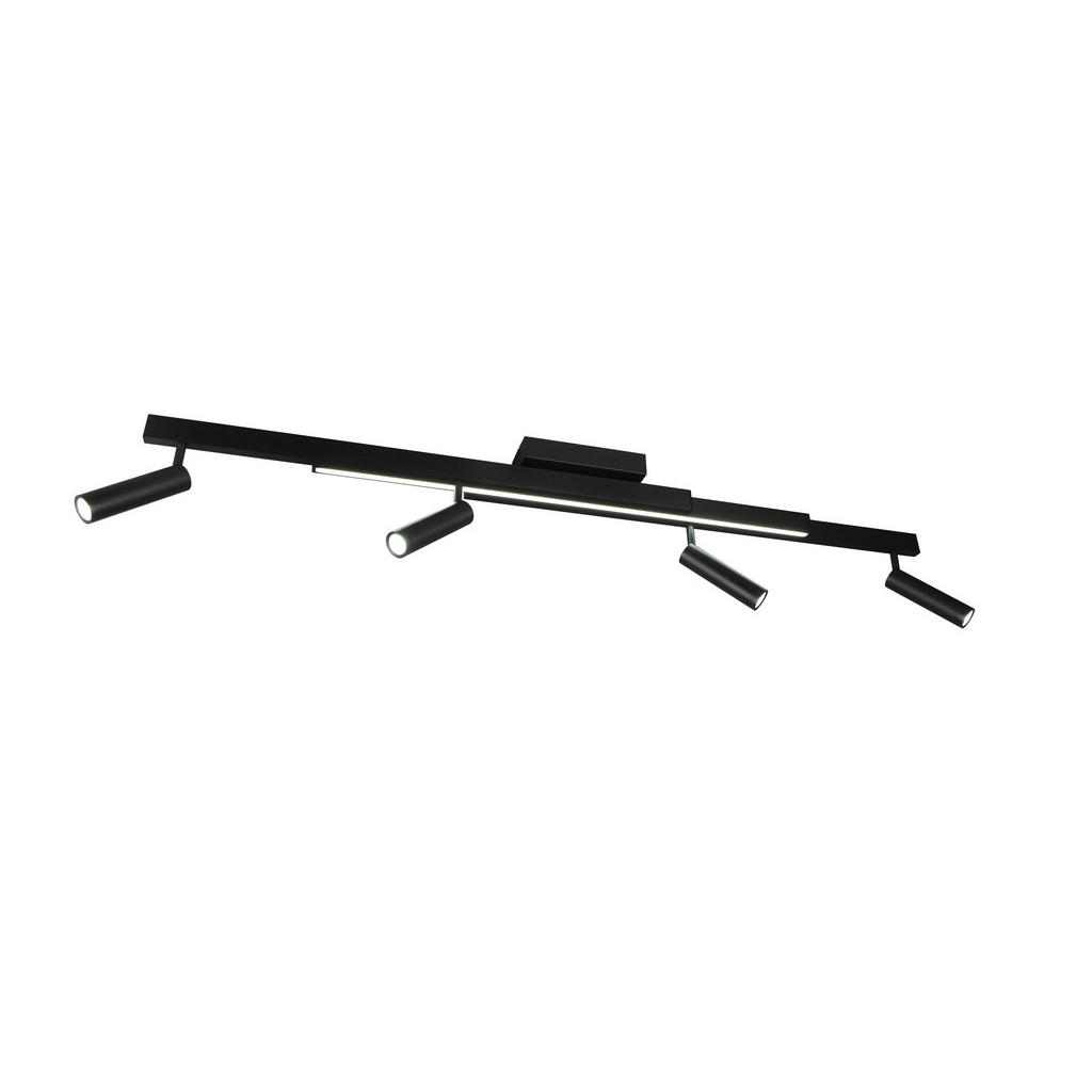 Trio Leuchten LED ZÁŘIČ, černá, studená bílá, denní bílá, teplá bílá, 133/23/8,5 cm