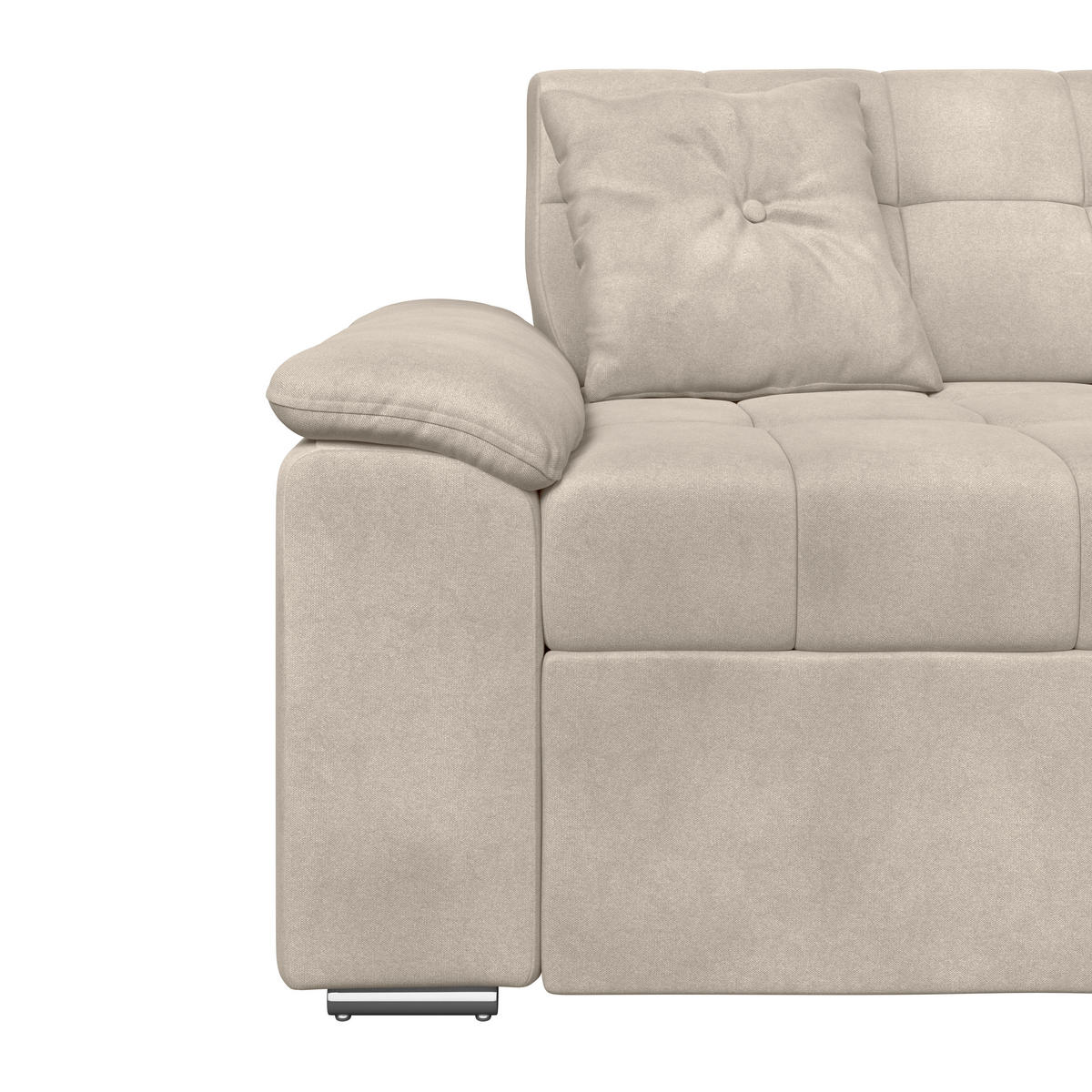 ECKSOFA Beige Zierkissen  - Beige, Trend, Textil (257/167cm) - Livetastic