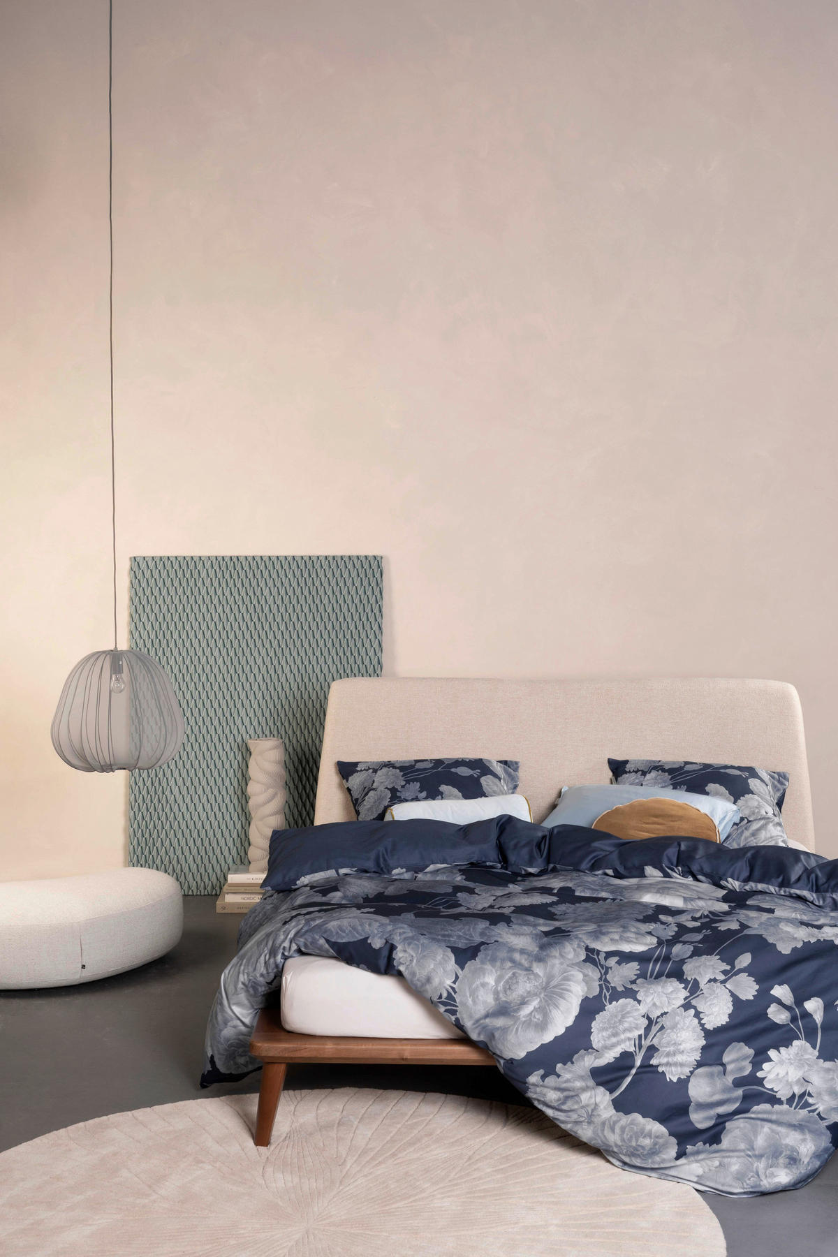 POSTELJNINA 200/200 cm saten modra  - modra, Konvencionalno, tekstil (200/200cm) - Essenza