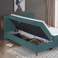 BOXBETT 160/200 cm  in Petrol  - Petrol/Schwarz, Design, Holz/Holzwerkstoff (160/200cm) - Xora