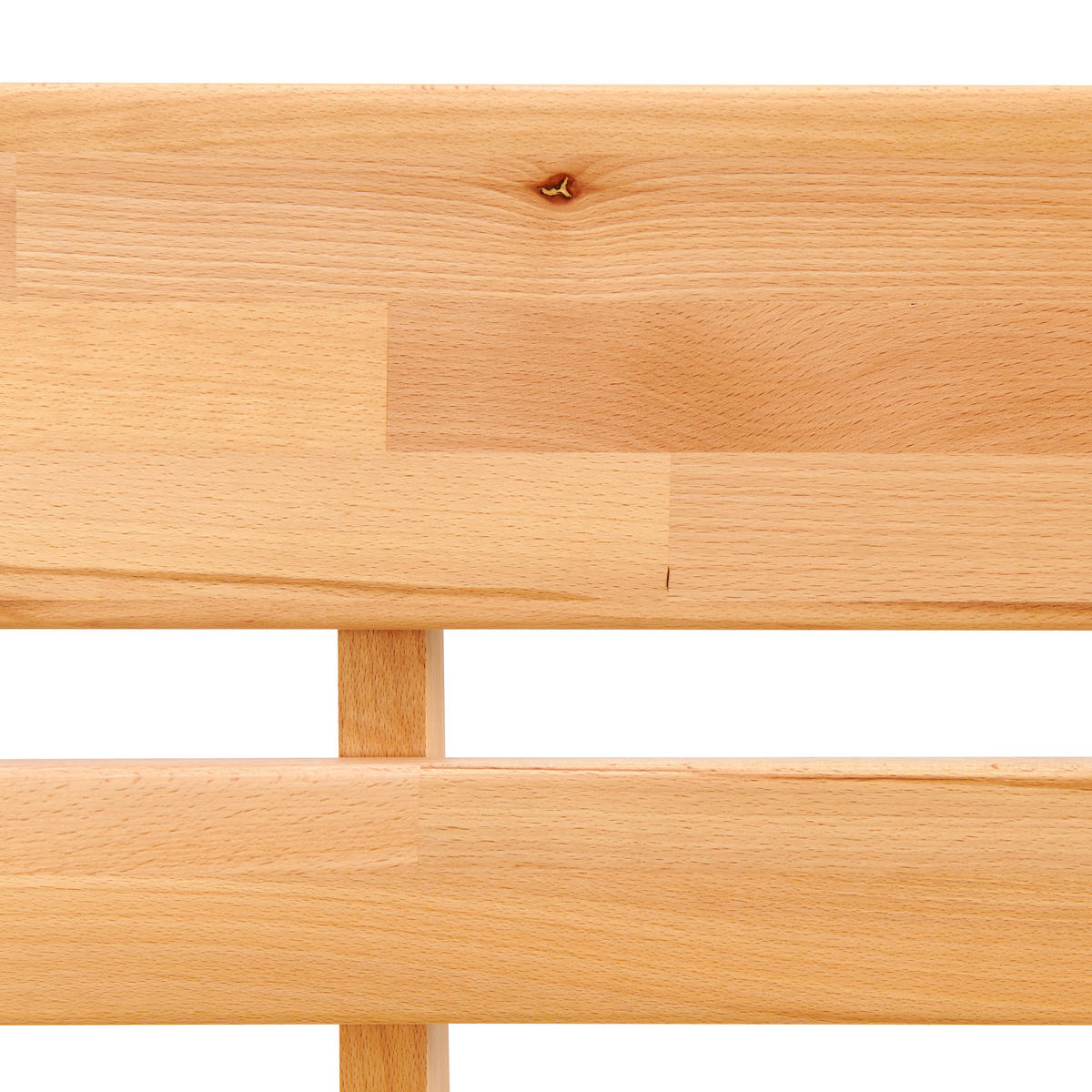 BETT 90/200 cm  in Kernbuche   - Kernbuche, Natur, Holz (90/200cm) - MID.YOU