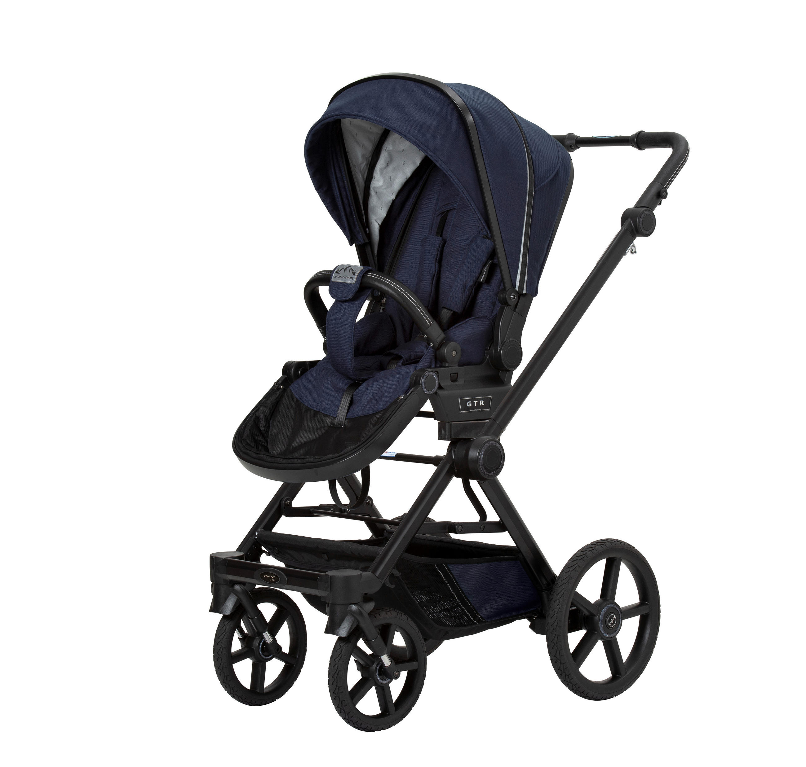 KINDERWAGENSET Outdoor Activity  - Dunkelblau, Basics, Textil (58/116/96cm) - Hartan