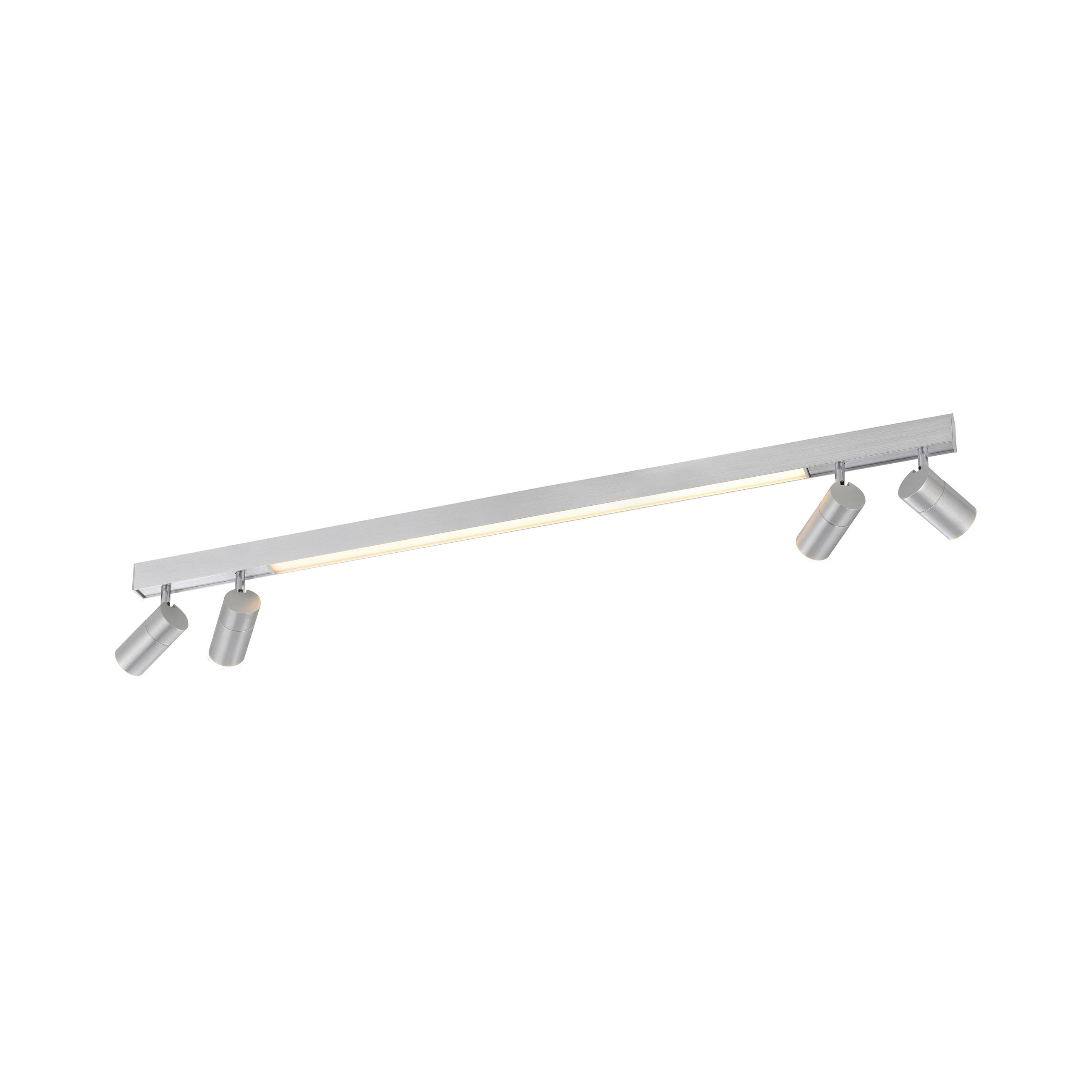 PLAFONIERĂ CU LED - Design, plastic/metal (120/19/5cm)
