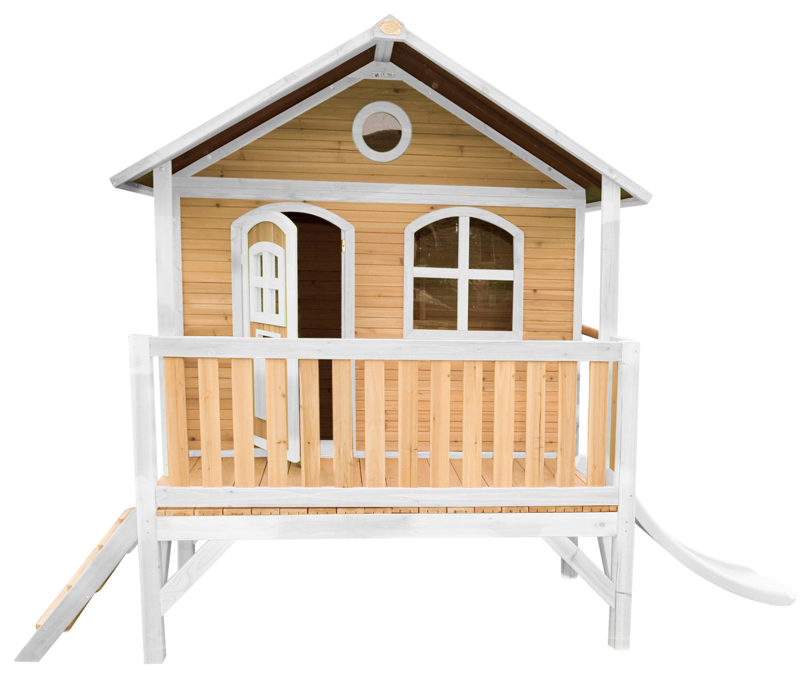 SPIELHAUS  - Rot/Braun, KONVENTIONELL, Holz/Kunststoff (349/233/212cm) - Ambia Garden