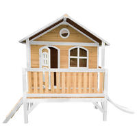 SPIELHAUS 349/233/212 cm  - Weiss/Rot, Konventionell, Holz/Kunststoff (349/233/212cm)