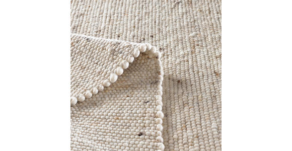 HANDWEBTEPPICH 120/170 cm Beige rechteckig  - Beige, Basics, Textil (120/170cm) - Linea Natura