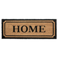 KOKOSMATTE  27/70 cm  Schwarz, Hellbraun  - Hellbraun/Schwarz, Basics, Naturmaterialien/Kunststoff (27/70cm) - Hanse Home